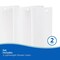 Kenney Mfg Lightweight PEVA Shower Curtain Liner, 70in W x 72in H, White, 2-Pack KN61430V1PK2 - alternate 4